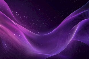 梦幻紫色波浪星空背景图