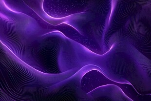 梦幻紫韵流动抽象背景图