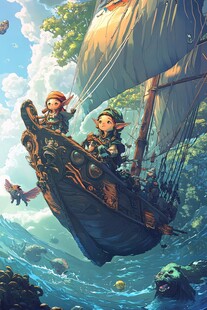 精灵扬帆起航奇幻海上行