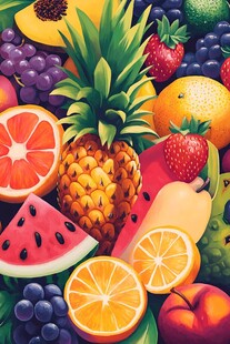 缤纷多彩的水果大集合