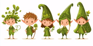 可爱小精灵们的奇幻装扮