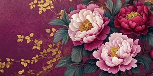 富贵牡丹图 典雅中式风