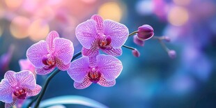 梦幻紫兰绽放美丽瞬间