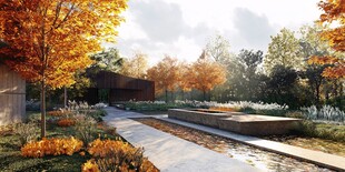 秋日园林景观之静谧美景