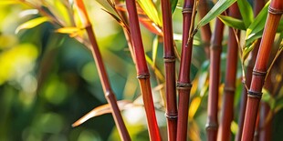 红竹特写 阳光下的劲竹风姿