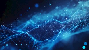 蓝色科技线条动态背景图