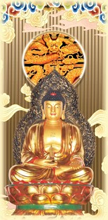 庄严佛像尽显神圣威严