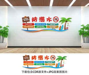 防溺水文化墙