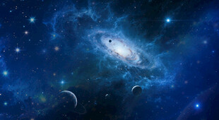 蓝色太空宇宙星际