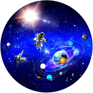圆形星空