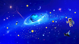 蓝色星空