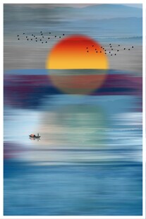 抽象山水画