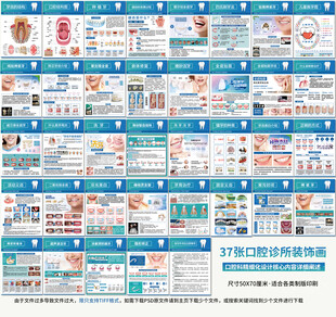 口腔诊所牙科医院牙齿装饰画