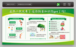 三伏天海报