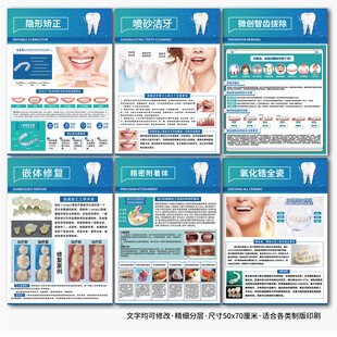 口腔诊所牙科医院牙齿装饰画