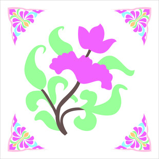 花卉装饰图案