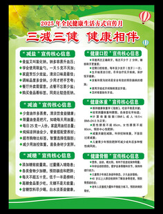 三减三健海报