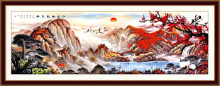 国画山水画