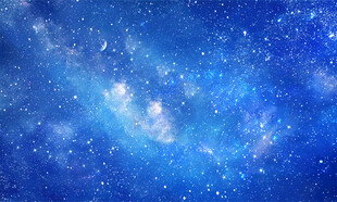 唯美星空背景墙