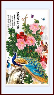 国画孔雀