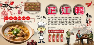 芷江鸭背景墙