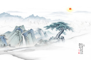 意境山水画