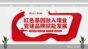 煤业发展文化墙