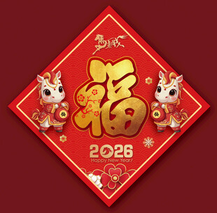 2026马年福字