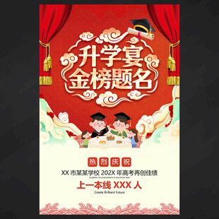 升学宴海报
