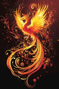 火焰凤凰 华丽的神秘幻兽