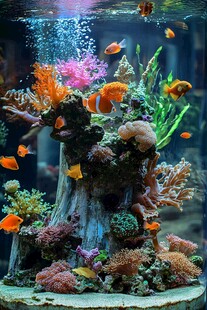 梦幻海底水族景观