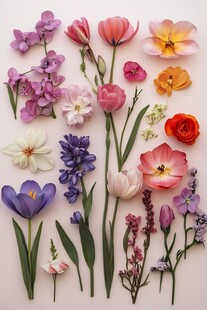 缤纷春日花卉美丽集合