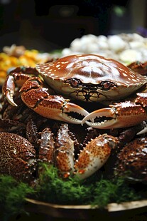 鲜活大螃蟹 尽显海鲜魅力