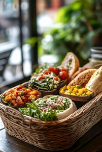 美味素食餐篮 清新诱人