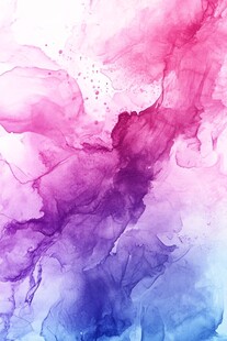 梦幻水彩抽象色彩背景图
