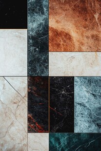 多样大理石瓷砖纹理展示