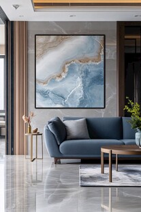 现代简约风客厅艺术装饰