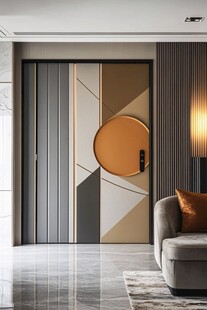 现代简约风时尚入户门