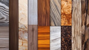 多样材质板材纹理展示