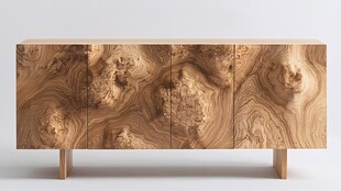 木质纹理精美储物柜