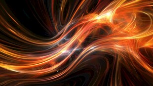 炫彩动感光线抽象背景图