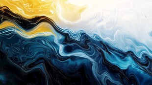 流动色彩抽象艺术图案