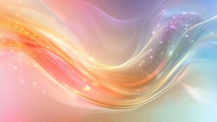 梦幻炫彩流动光效背景