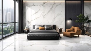 现代简约风豪华卧室空间