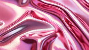 梦幻粉漾流动金属质感