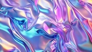 梦幻炫彩流动质感背景图