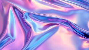 梦幻炫彩波纹金属质感背景