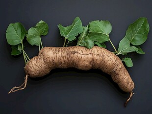 奇特造型的根茎蔬菜