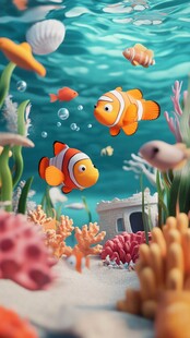 海底小丑鱼的奇幻世界