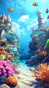梦幻海底城堡珊瑚世界